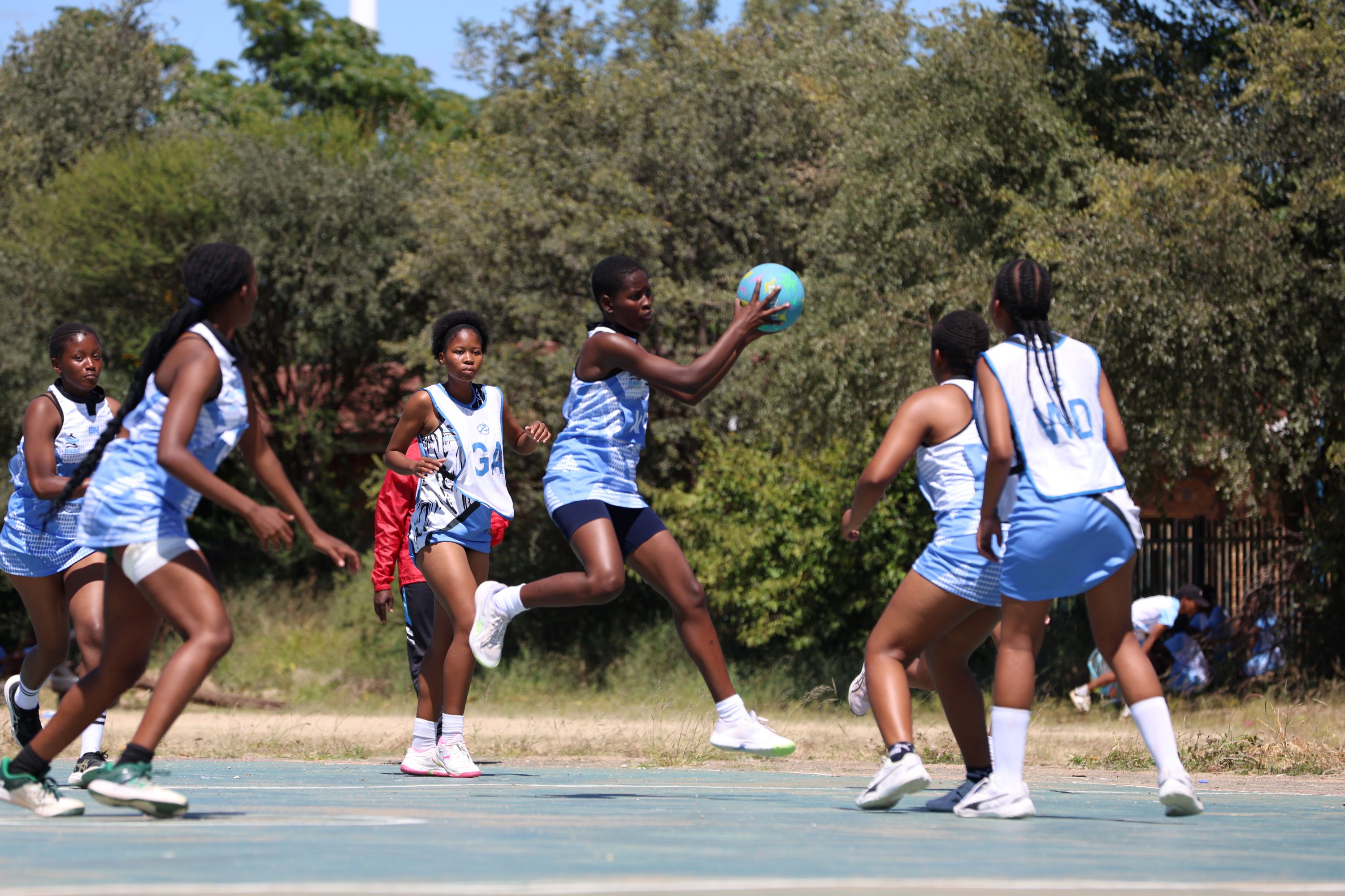 CSE Netball athletes in action