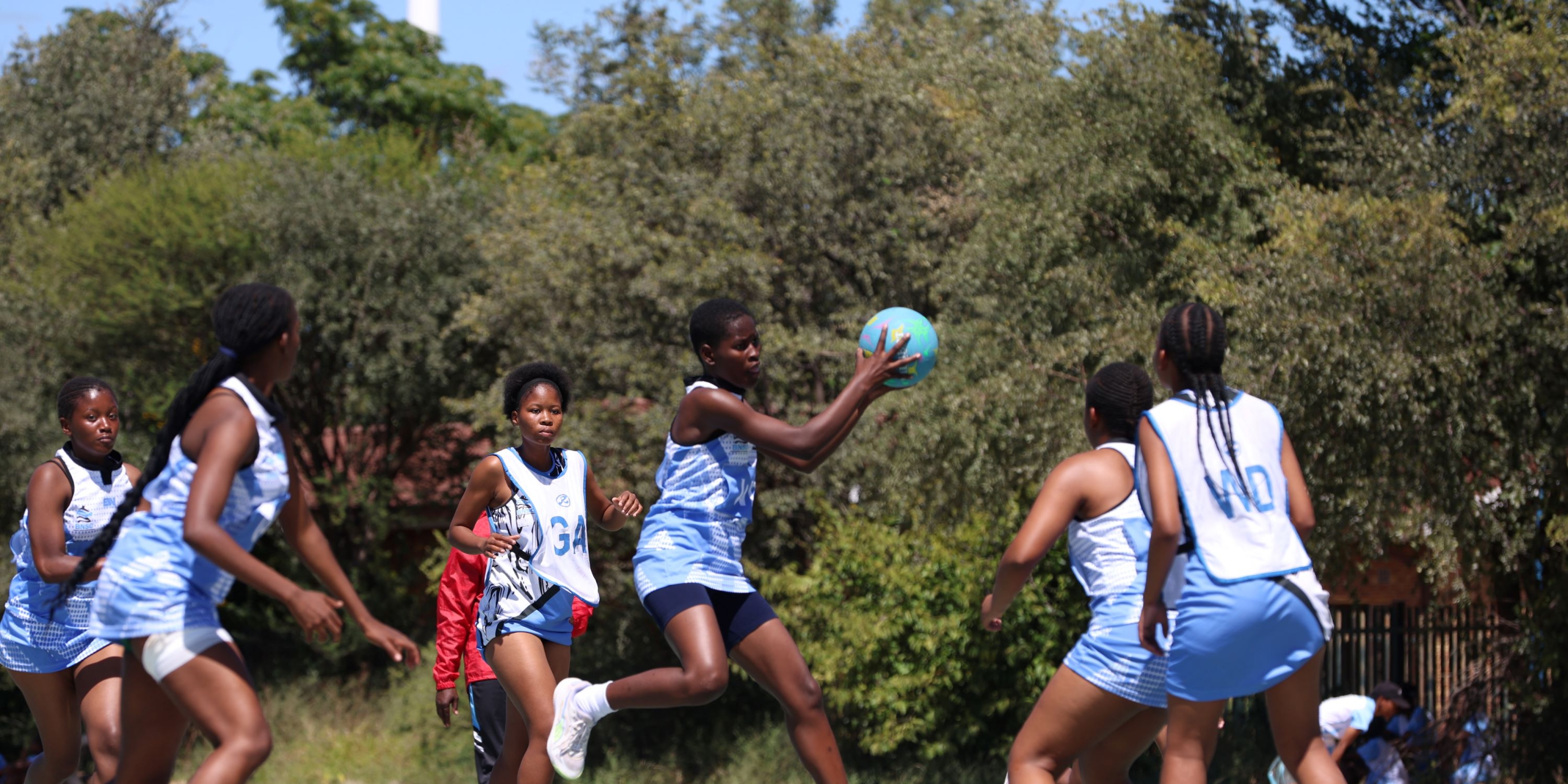 CSE Netball athletes in action